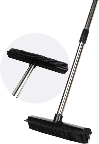 Pet Hair Rubber Broom Floor Brush - Image 9