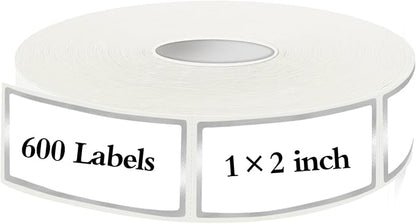 600 Silvery Border Removable Freezer Labels Water Oil Resistant - Image 2