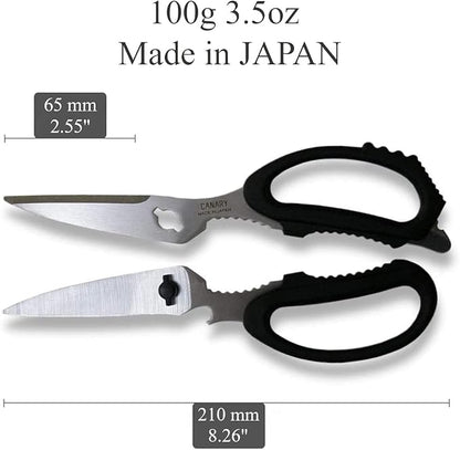 CANARY Japanese Kitchen Scissors Heavy Duty 8.2", Made in JAPAN, Dishwasher - Image 2