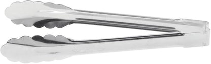 Vollrath 9-1/2" Heavy-Duty One-Piece Stainless Steel Tongs by Vollrath