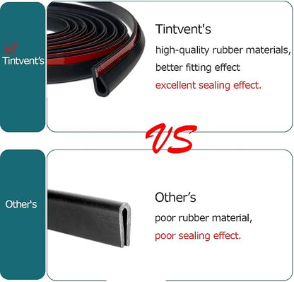 Rubber Edge Trim Black, U Channel Rubber Seal Strip - Image 4