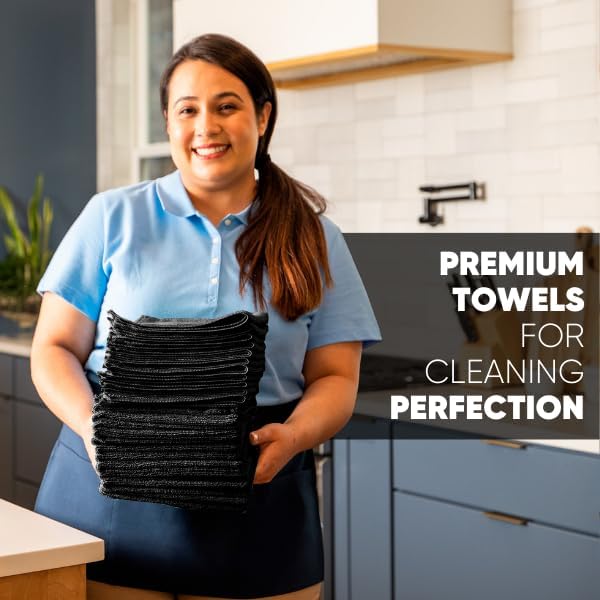 Microfiber Wholesale Cleaning Cloths | Size 12" x 12"| All Purpose Microfiber - Image 4