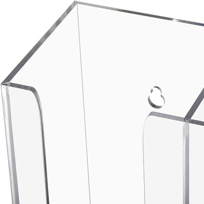 Acrylic Coffee Cup and Lid Storage Organizer, 3 Compartment Disposable Paper - Image 4