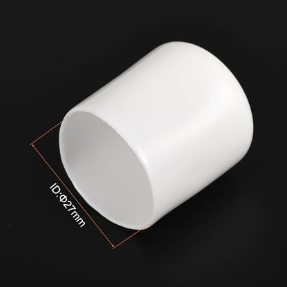 uxcell 20pcs Rubber End Caps 27mm ID Vinyl Round End Cap Cover Screw Thread - Image 3