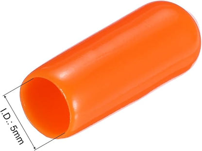 uxcell 20pcs Rubber End Caps 5mm ID Vinyl PVC Round Tube Bolt Cap Cover Screw - Image 3