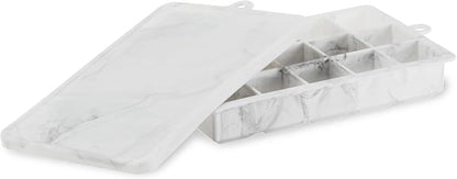 Host Ice Cube Tray with Lid, Makes 15 1.25" Cubes, Durable Silicone Trays - Image 6