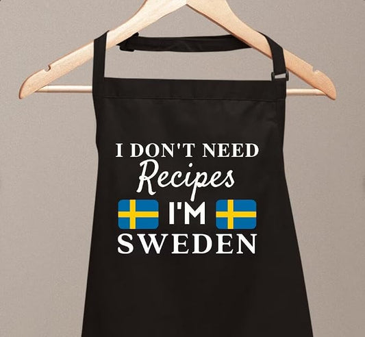 I Don't Need Recipes Novelty Chef Kitchen BBQ Apron Barber Chef Bib BBQ Kitchen - Image 2