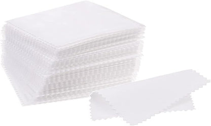 CATIFLIN 100pcs Jewelry Cleaning Cloth, Small Jewelry Polishing Cloth by CATIFLIN