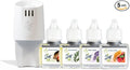 Scent Fill Holiday Kit (Cinnamon Apple, Sycamore Fir, Warm Spice, and Cranberry Plum), 4 Refills + Diffuser