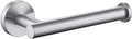 TASTOS Brushed Nickel Toilet Paper Holder SUS304 Stainless Steel, Modern Round Tissue Roll Holders Wall Mount, Toilet Paper Roll Dispenser Bathroom 5 inch TP Holder for Kitchen Washroom