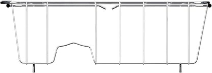 Stainless Steel Dish Drying Rack, Expandable Fruit & Vegetable Drain Rack over - Image 3