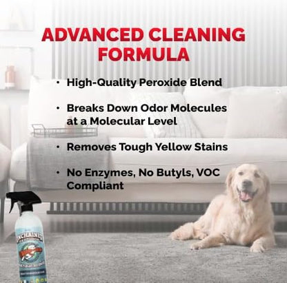 Unchained Pet Urine Stain & Odor Remover Spray – Oxygen-Based Enzyme Cleaner - Image 5