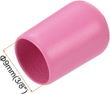 uxcell 20pcs Rubber End Caps 9mm ID Vinyl PVC Round Tube Bolt Cap Cover Screw - Image 3