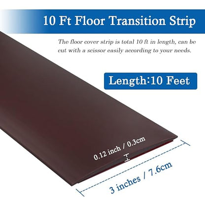 Floor Transition Strip Self Adhesive Floor Cover Strips Laminate 3" Wide Vinyl - Image 2