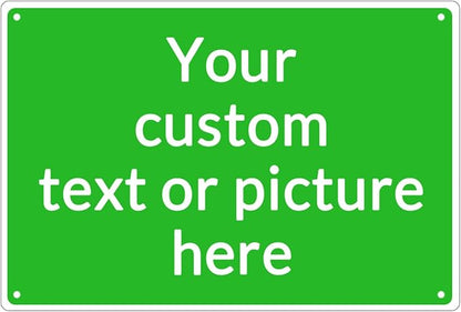 Personalized Aluminum Metal Signs by Repaly
