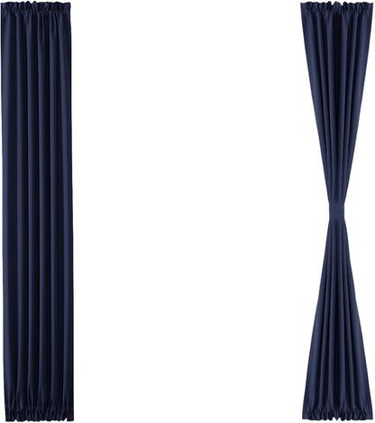 DWCN French Door Curtains – Rod Pocket Thermal Blackout Curtain - Image 6