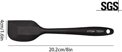 8 Inch Silicone Spatula Set, Food Grade High Temperature and Heat Resistant - Image 5