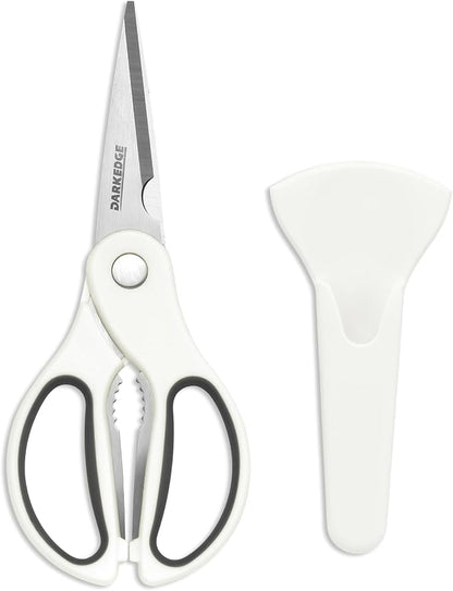 Kitchen Scissors with Magnetic Holder Heavy Duty Magnetic Scissors by DARKEDGE
