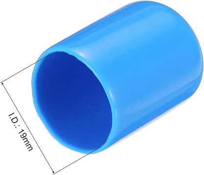 uxcell 20pcs Rubber End Caps 19mm ID Vinyl PVC Round Tube Bolt Cap Cover Screw - Image 3
