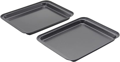 Small Baking Sheet Nonstick 9.45 X 7.09 Inch, 8 Inch Mini Cookie Tray Toaster - Image 3