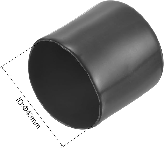 uxcell 20pcs Rubber End Caps 43mm ID Vinyl Round Tube Bolt Cap Cover Thread - Image 3