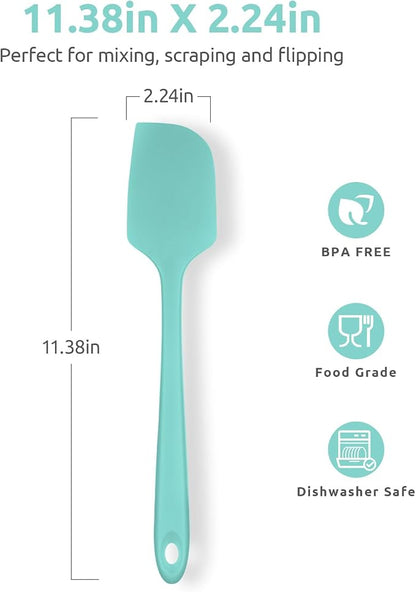 Heat Resistant Silicone Large Spatula: U-Taste 600ºF High Heat Flexible 11.38in - Image 2