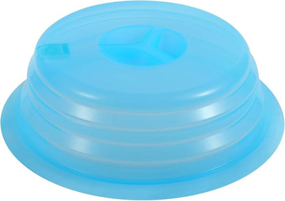 Kichwit Silicone Microwave Plate Cover Collapsible, Dishwasher Safe and BPA Free - Image 5