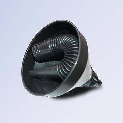 Plastic Oil Funnels for Automotive Use Set of 5, Large Flexible Fuel Funnel - Image 2