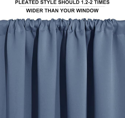 RYB HOME Blackout Curtains for Small Window - Image 6