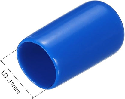 uxcell 20pcs Rubber End Caps 11mm ID Vinyl PVC Round Tube Bolt Cap Cover Screw - Image 3