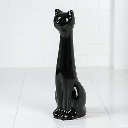 Allure Home Creation Black Cat 2-Piece Toilet Brush Holder and Brush Set - Image 7