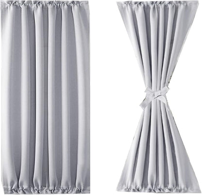 DWCN French Door Curtains – Rod Pocket Thermal Blackout Curtain - Image 7