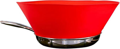 Frywall 8 - Red - Splatter Guard, as Seen on Shark Tank by Frywall