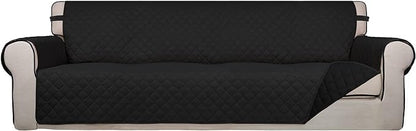 PureFit Reversible Quilted Sofa Cover, Water Resistant Slipcover Furniture by PureFit
