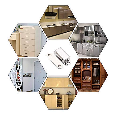 Mousike Cabinet Magnets Magnetic Door Catch Stainless Steel Door Magnet - Image 7