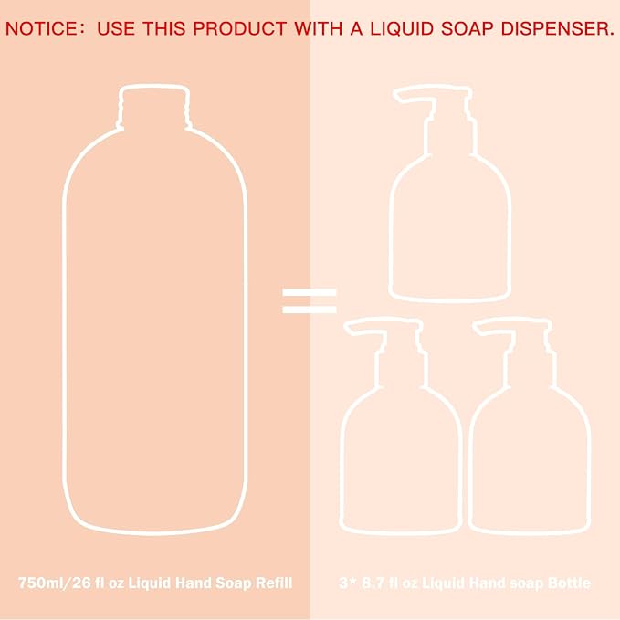 ROMIIE ZOI Liquid Hand Soap Refill, Citrus Zest, Gentle & Moisturizing Formula - Image 7