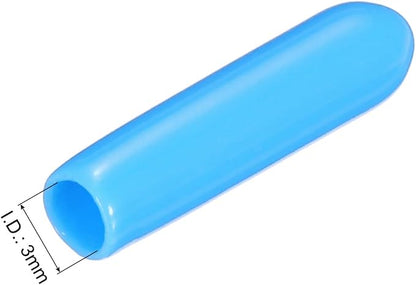 uxcell 20pcs Rubber End Caps 3mm ID Vinyl PVC Round Tube Bolt Cap Cover Screw - Image 3