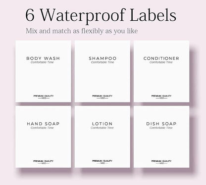 3 Pack of Shampoo and Conditioner Bottles - Image 4