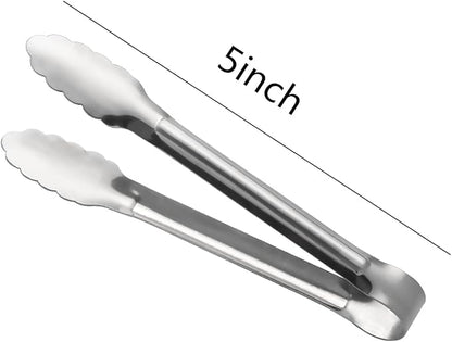 Serving Tongs, Buffet Tongs, ACAUTO Stainless Steel Food Tong Serving Tong - Image 2