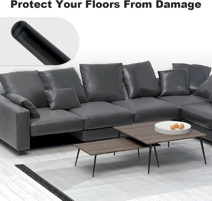 4PCS 5 Inch Matte Black Tapered Angled Legs - Image 5