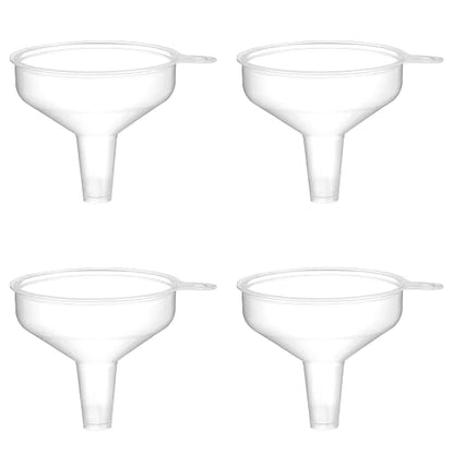 Small Funnels 4 Pack Food Grade Funnel Easily Transfer Liquids Granules Powders by Kanlpeia