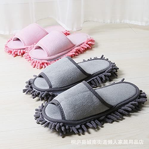 Women's Microfiber Floor Cleaning Mop Slippers - Image 2