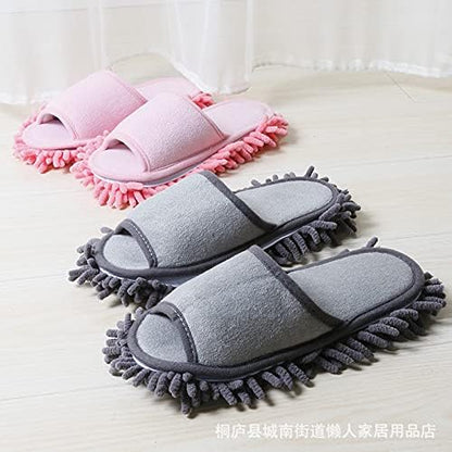 Women's Microfiber Floor Cleaning Mop Slippers - Image 3