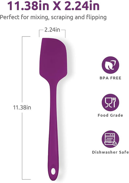 Heat Resistant Silicone Large Spatula: U-Taste 600ºF High Heat Flexible 11.38in - Image 2