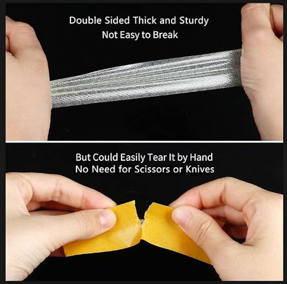 Double Sided Tape Heavy Duty, 2in x 66FT, Universal High Tack, Sticky - Image 4