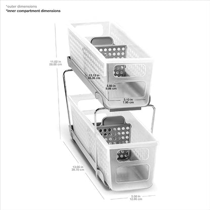 madesmart Mini 2-Tier Organizer - Image 4