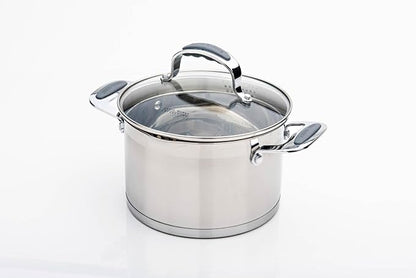 David Burke Gourmet Pro Stature Stainless Steel 4-Qt Sauce pot by David+Burke