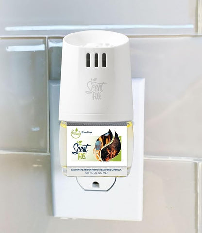 Scent Fill Bonfire Plug in Air Freshener Starter Kit, 2 Refills + Diffuser - Image 3