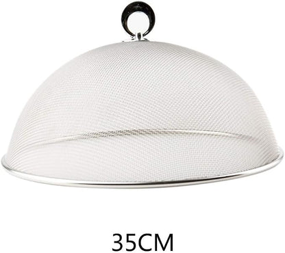 Ochine Stainless Steel Mesh Dome Food Cover Round Splatter Cover Screen Food - Image 2