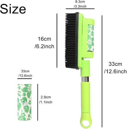 Rubber Pet Cat Dog Hair Removal Brush Lint & Hair Remover Brush, Silicone Lint - Image 5
